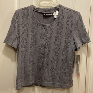 Sag Harbor Knit Short Sleeve Top